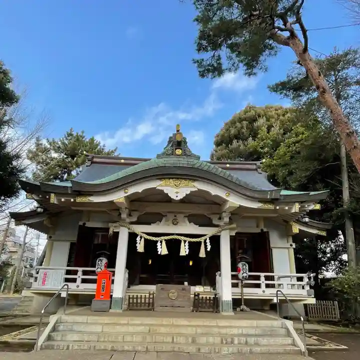 天沼八幡神社の本殿・本堂