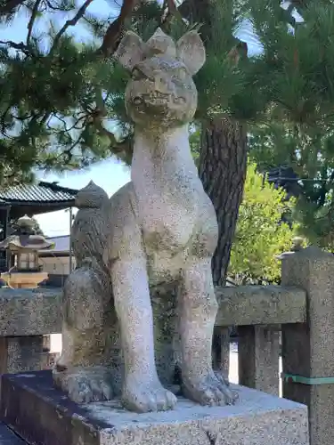 高岡関野神社の狛犬