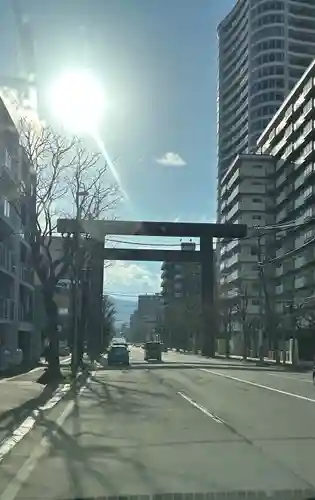 北海道神宮の鳥居