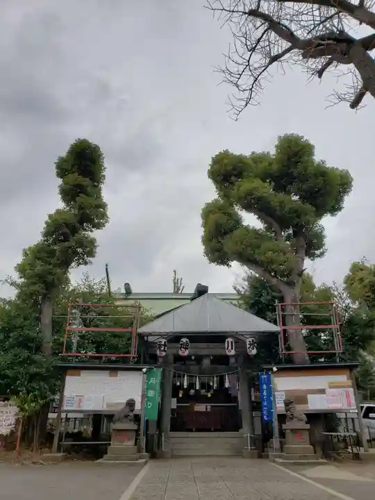 幡ケ谷氷川神社の鳥居