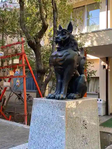 稲毛神社の狛犬