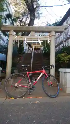駒込妙義神社の鳥居