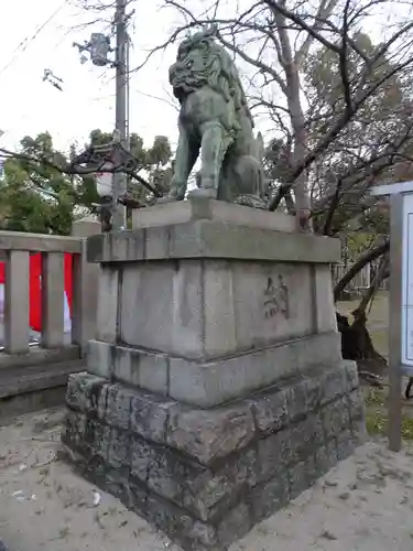 生國魂神社の狛犬