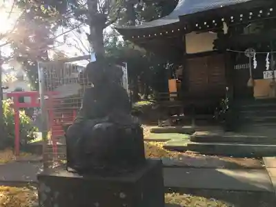 春日神社の像