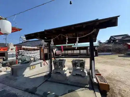 高森天満宮の手水舎