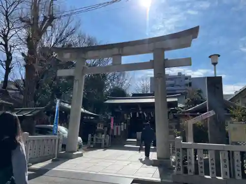 下谷神社の鳥居