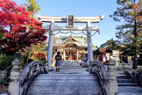 植田八幡宮の鳥居