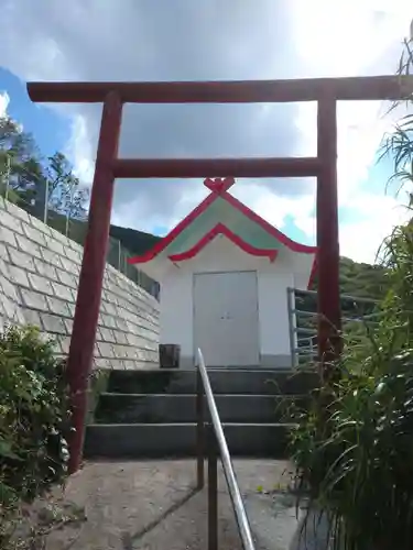 西古見金刀比羅神社の鳥居