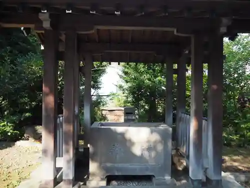 筑土八幡神社の手水舎