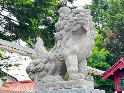 蘆別神社の狛犬