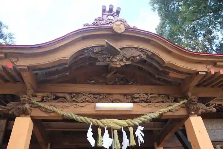 益子神社の本殿・本堂