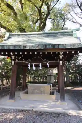 溝旗神社（肇國神社）の手水舎