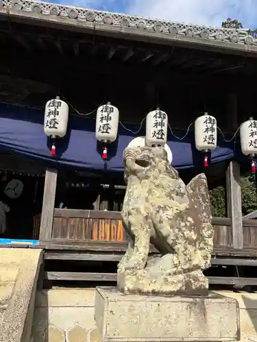 熊野神社の狛犬