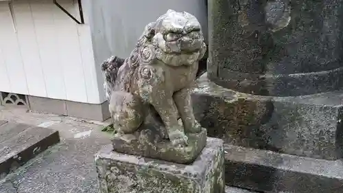 田間神社の狛犬
