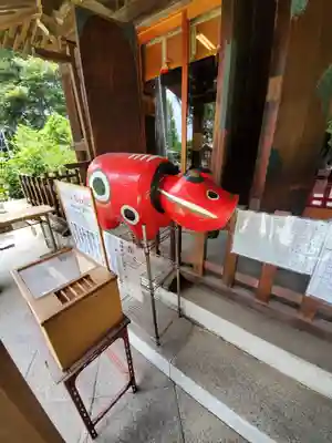 朝日森天満宮の狛犬