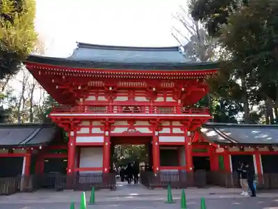 井草八幡宮の山門・神門