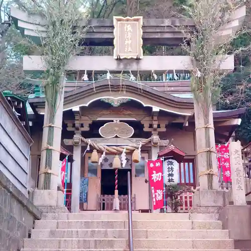 石川町諏訪神社の鳥居