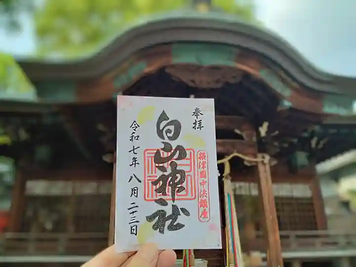 白山神社の御朱印