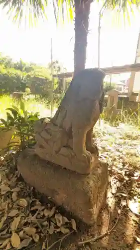 権現神社の狛犬