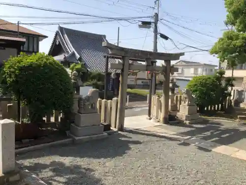 伯太神社の鳥居