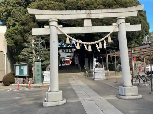 金ヶ作熊野神社の鳥居