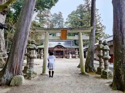 積田神社の鳥居