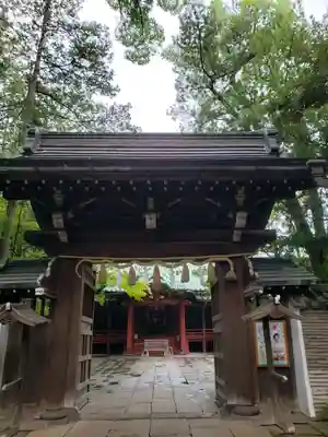 赤坂氷川神社の山門・神門