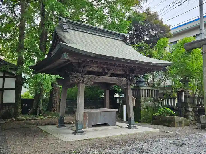 高城神社の手水舎