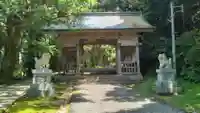 倭文神社の山門・神門