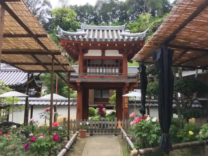 岡寺(龍蓋寺)の山門・神門