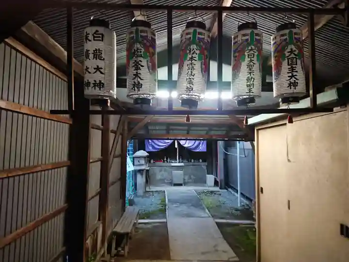 首塚社の本殿・本堂