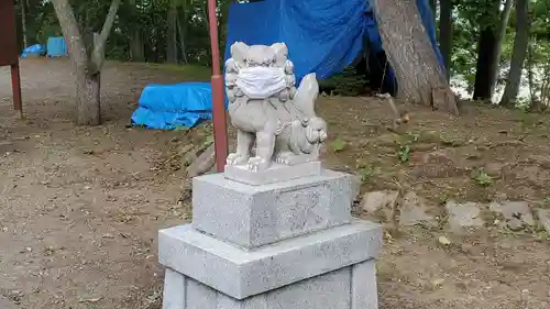 別海神社の狛犬