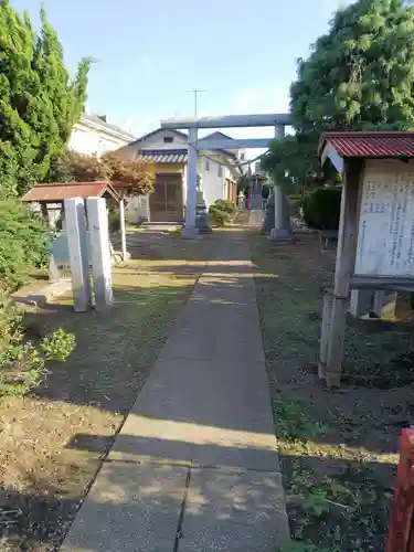 別雷神社稲荷神社の鳥居