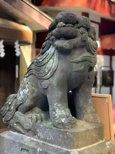 穴澤天神社の狛犬