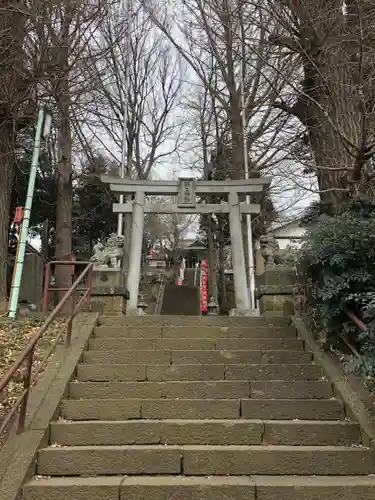 弥生神社の鳥居