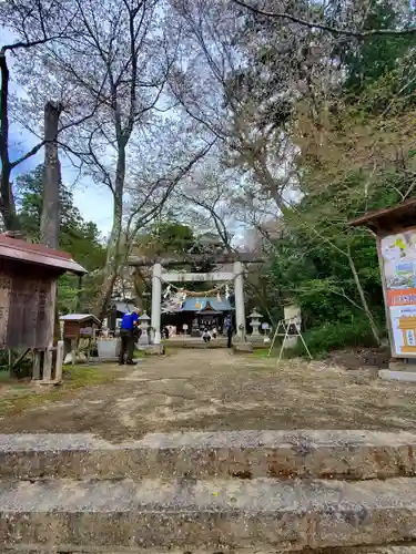 磯部稲村神社の鳥居