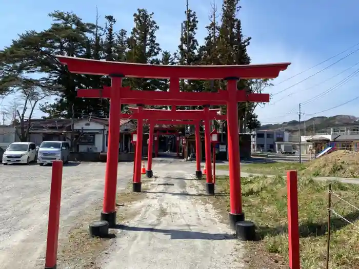 川崎稲荷神社の鳥居