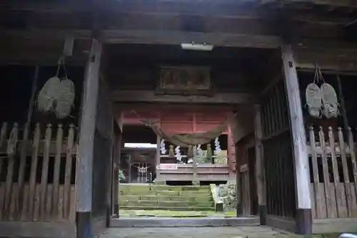 田村神社の山門・神門