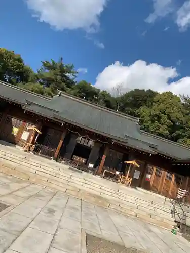 山口縣護國神社の本殿・本堂