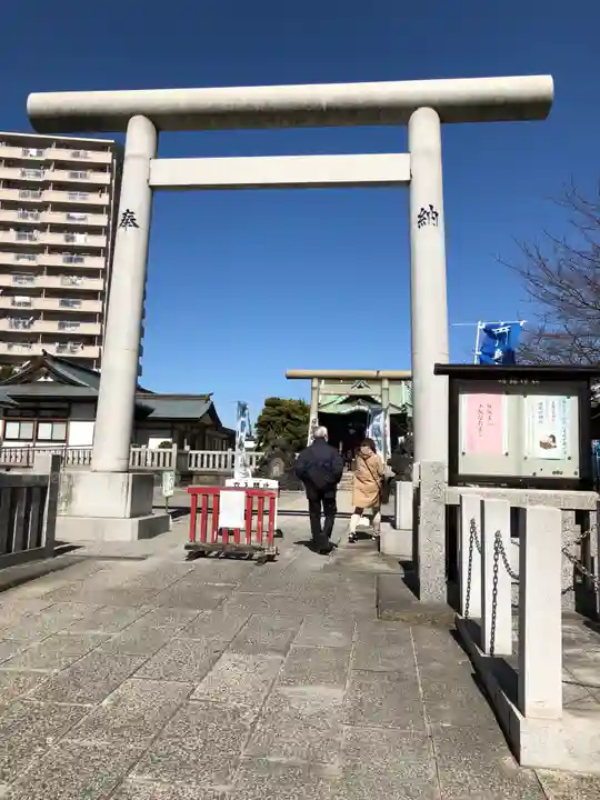 胡録神社の鳥居