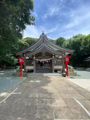 織幡神社の本殿・本堂