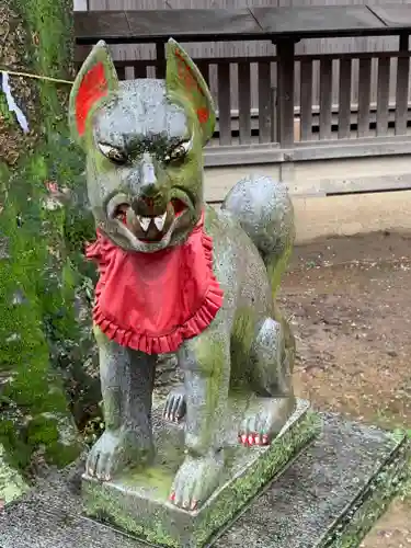 佐間天神社の狛犬