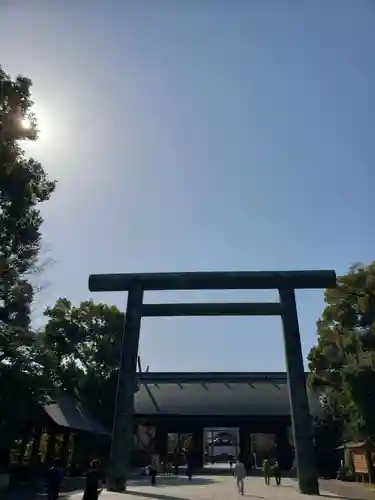 靖國神社の鳥居