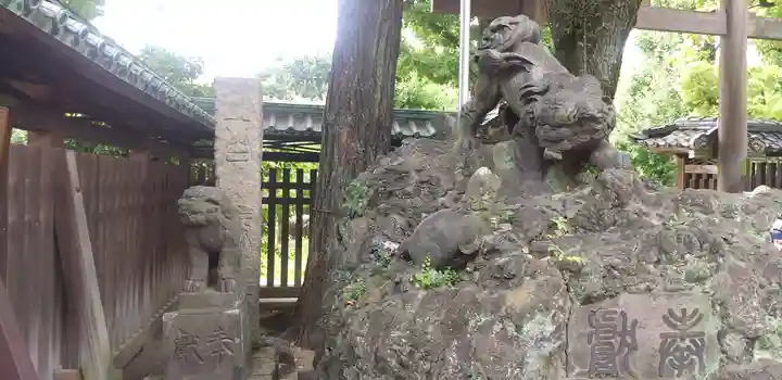 牛嶋神社の狛犬