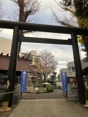 高円寺氷川神社の鳥居