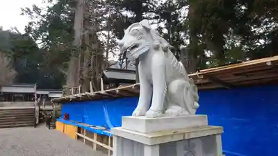 飛驒一宮水無神社の狛犬
