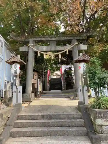 中村八幡宮の鳥居