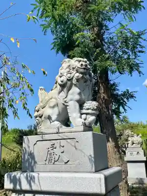 黒龍神社の狛犬
