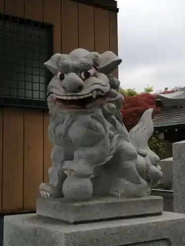 長沼白山神社の狛犬