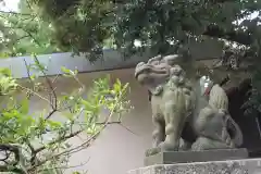 川口神社の狛犬